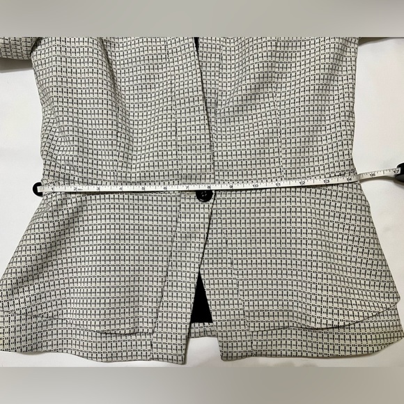 WHBM Blazer/Jacket - Light Gray and Black - Size 0 - - Picture 10 of 12